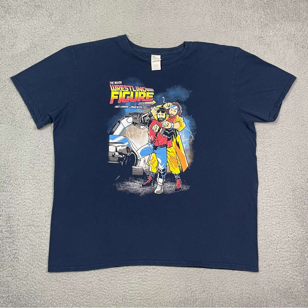 matt cardona & brian myers back to the future wrestling shirt